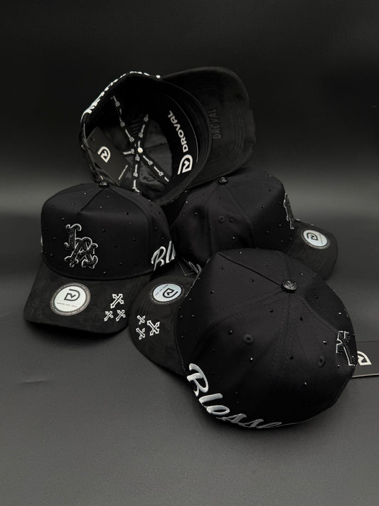 Gorra LA droval diamantes