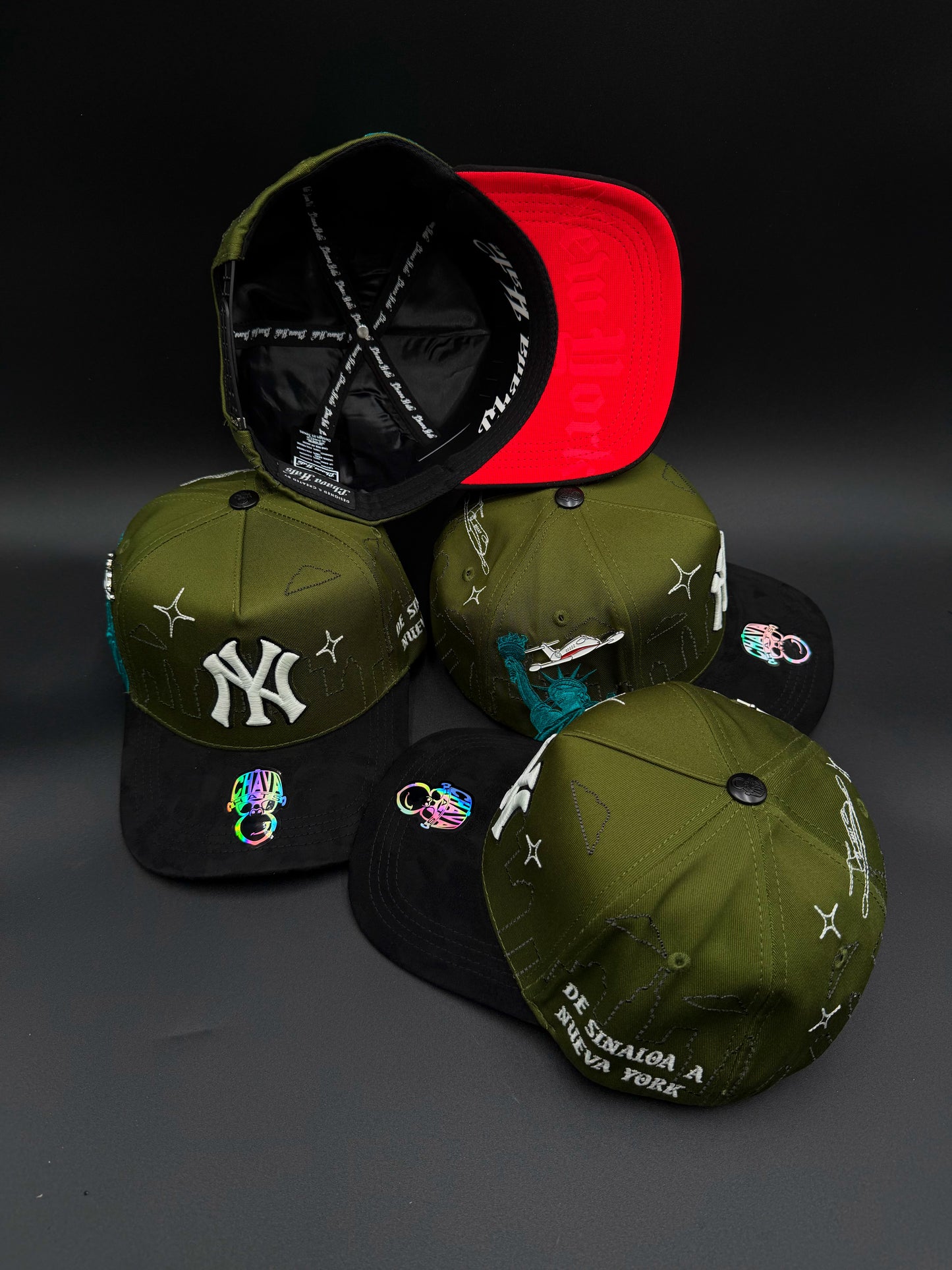 NY Culiacán fosforescente avioneta pin metálico